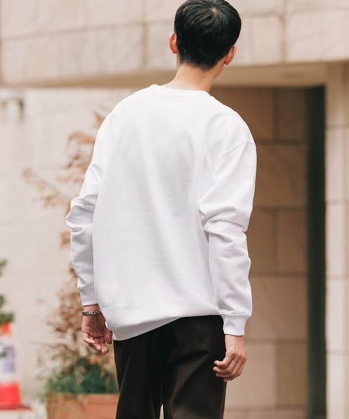 「United Athle」 スウェットカットソー M ミックスグレー メンズ_画像5