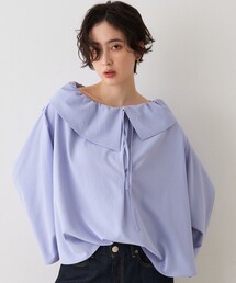 Rouge vif（ルージュ ヴィフ） ブラウス シャツ オーバーカラー変形