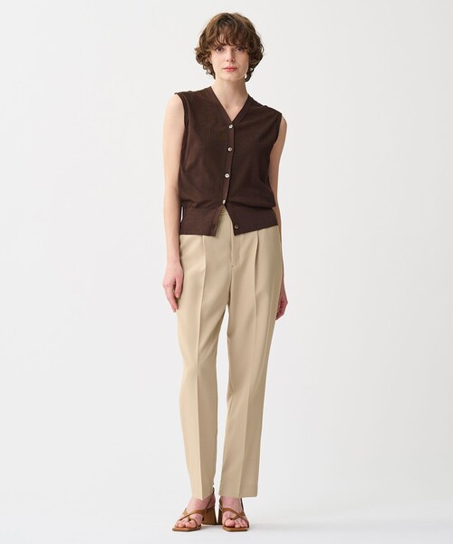 「uncrave」 ニットベスト 2 ブラウン レディース_画像9