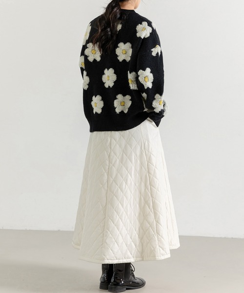 「DAY CLOSET」 ロングスカート L オフホワイト レディース_画像7