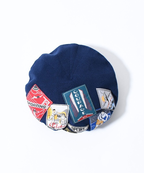 「LAULHERE」 ベレー帽 LARGE グレー メンズ_画像3