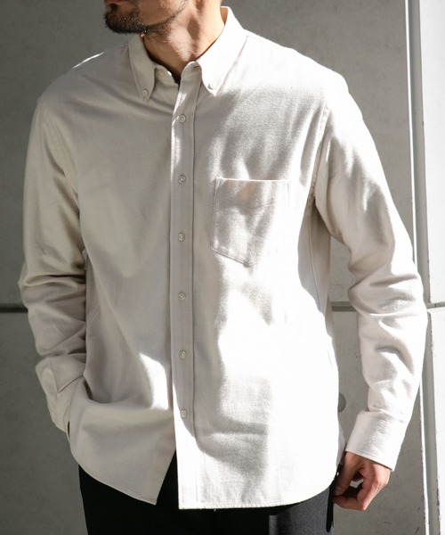 「URBAN RESEARCH ROSSO MEN」 長袖シャツ LARGE ブラック メンズ_画像2