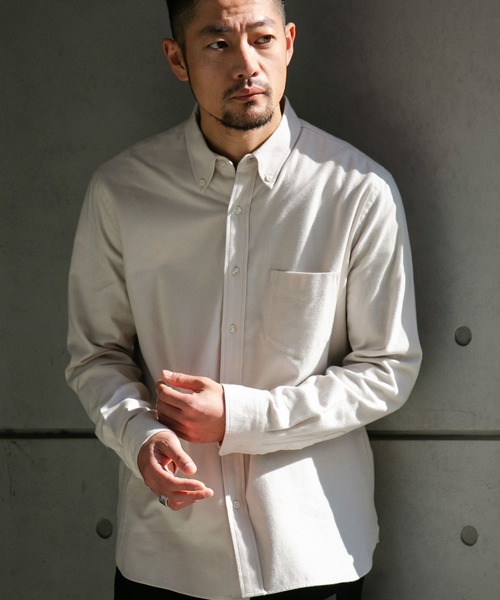 「URBAN RESEARCH ROSSO MEN」 長袖シャツ LARGE ブラック メンズ_画像3