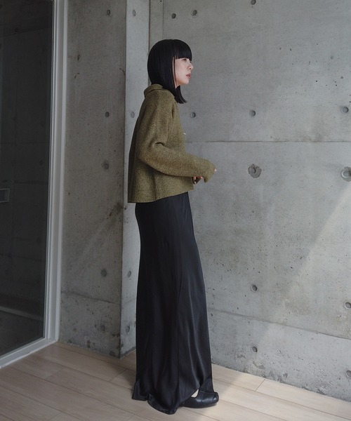 「y/m by RIKA」 ニットカーディガン FREE カーキ レディース_画像9