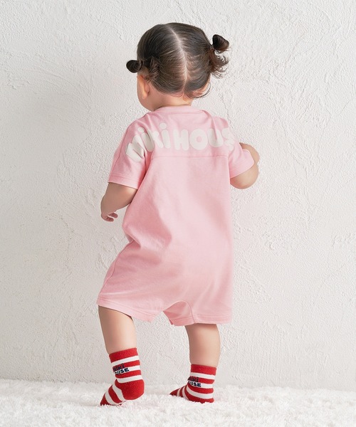 MIKI HOUSE（ミキハウス） ベビー服 ロンパース 「WEB限定」バックロゴ