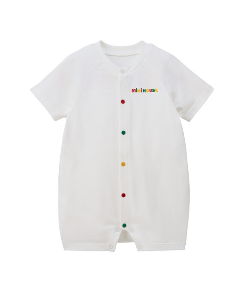 MIKI HOUSE（ミキハウス） ベビー服 ロンパース 「WEB限定」バックロゴ
