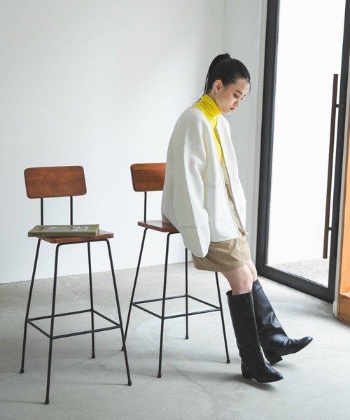 「bohmal」 ブルゾン FREE ホワイト レディース_画像4