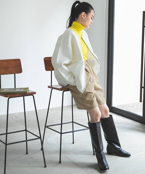 「bohmal」 ブルゾン FREE ホワイト レディース_画像5