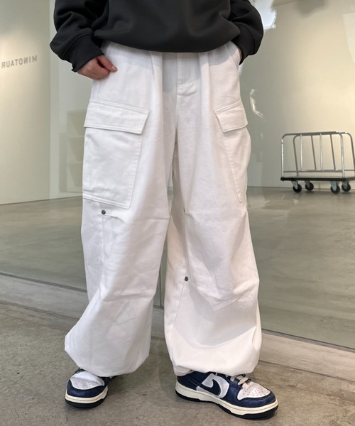 「CIAOPANIC TYPY」 カーゴパンツ MEDIUM ブラック レディース_画像8