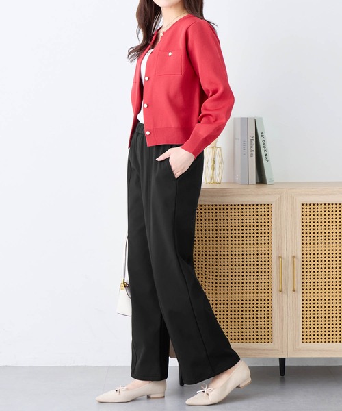 「alotta」 スウェットパンツ 3L ブラック レディース_画像3