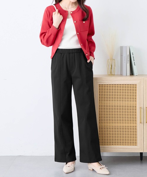 「alotta」 スウェットパンツ 3L ブラック レディース_画像4