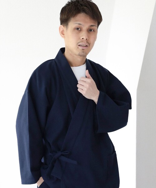 セットアップ 高島ちぢみ 作務衣 レディース メンズの画像