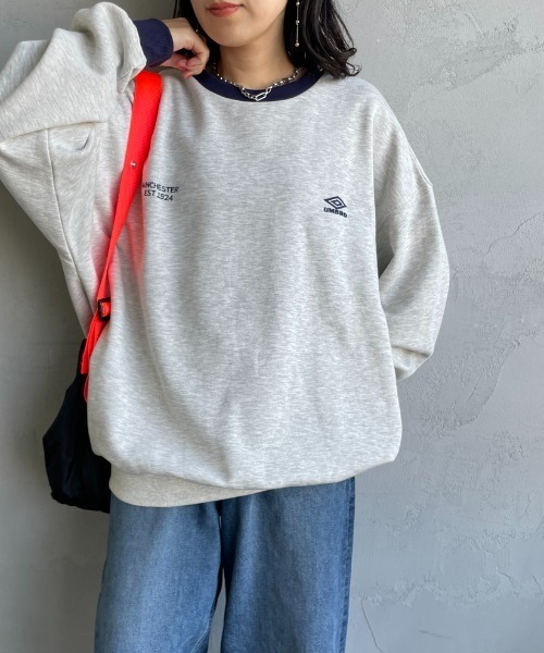 umbro（アンブロ） スウェットカットソー M グレー レディース 