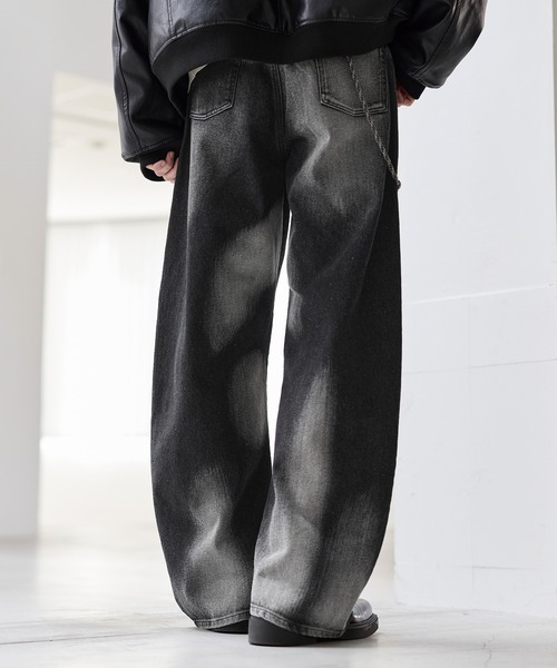 「ASTRONOMY」 デニムパンツ S ブラック メンズ_画像3