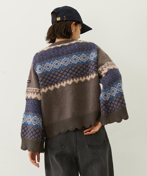 「MILKFED.」 長袖ニット ONE SIZE イエロー レディース_画像2
