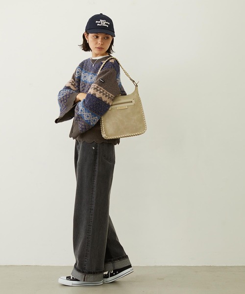 「MILKFED.」 長袖ニット ONE SIZE イエロー レディース_画像8