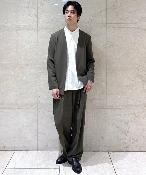 ADAM ET ROPE' Chambers カーキ　セットアップ ADAM ET ROPE'（アダムエロペ） セットアップ 「COVEROSS/カバロス