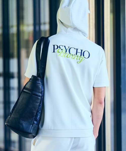Psycho Bunny（サイコバニー） パーカー 「GOLF」コントラスト