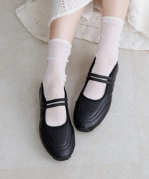 室内試着のみ新品未使用♡PELLICO BOLLEメリージェーン♡シルバー36 HIMIKO バレエシューズ パンプス 「HIMIKO」「ZOZOTOWN限定アイテム