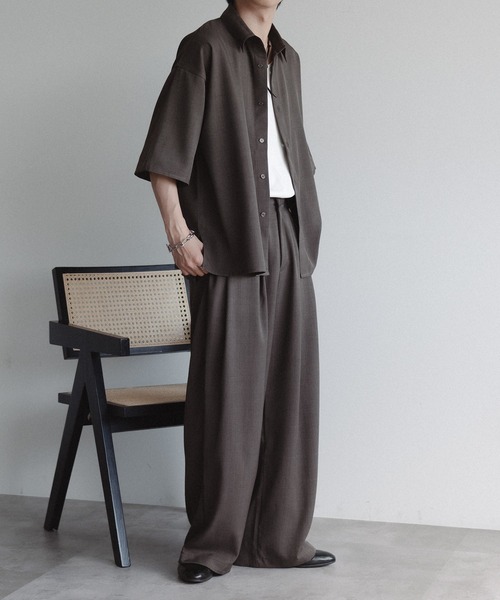 「epnok」 スラックス SMALL チャコールグレー メンズ_画像7