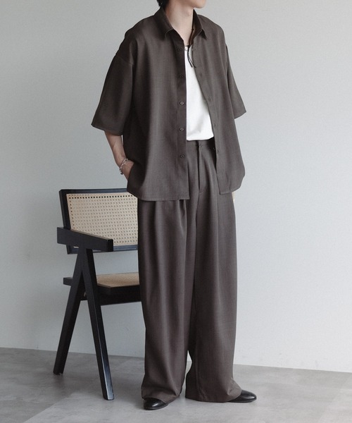 「epnok」 スラックス SMALL チャコールグレー メンズ_画像8