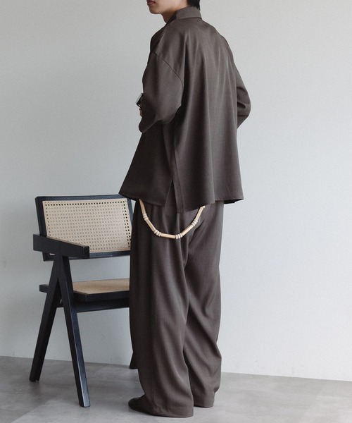 「epnok」 スラックス SMALL チャコールグレー メンズ_画像9