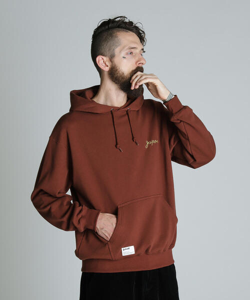 「schott」 プルオーバーパーカー M チャコールグレー メンズ_画像3