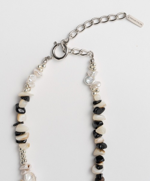 ネックレス Mix Pearl Stone Necklace/ミックスパールストーンネックレス レディース メンズの画像