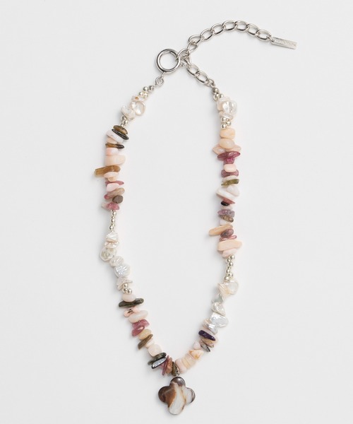 ネックレス Mix Pearl Stone Necklace/ミックスパールストーンネックレス レディース メンズの画像