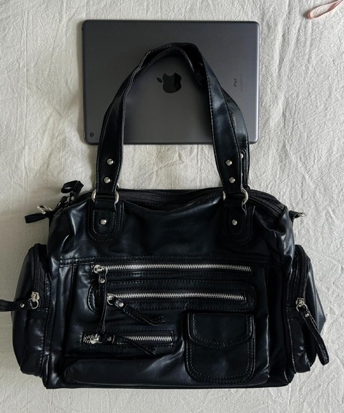 「lilful」 2WAYバッグ F ブラック レディース_画像3