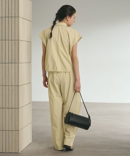 ワンピース 「WEB限定 Wardrobe DAILY MINIMAL」オープンカラーシャツ＆イージーパンツ 接触冷感 UVカット はっ水の画像