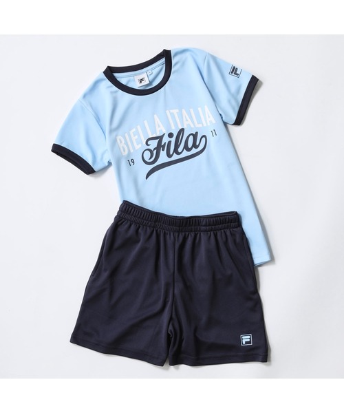 FILA（フィラ） tシャツ 半袖Tシャツ ハーフパンツ セットアップ ロゴ