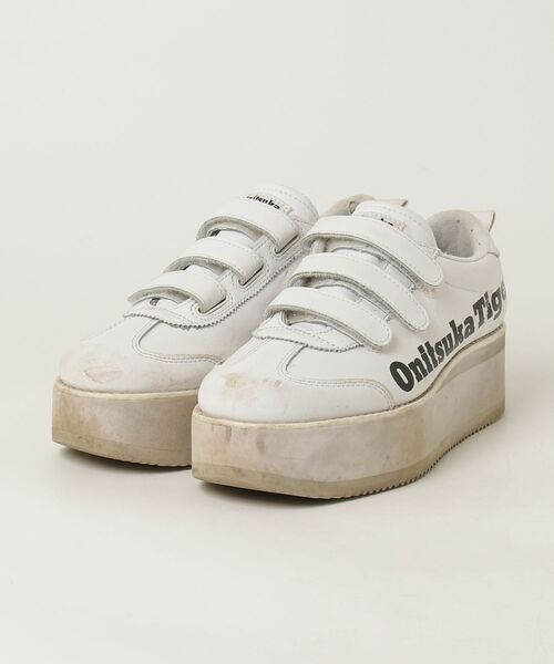 オニツカタイガー 日本製 コレソンロー ホワイト　　23.5センチ　美品 Onitsuka Tiger（オニツカタイガー） ローカットスニーカー 23.5