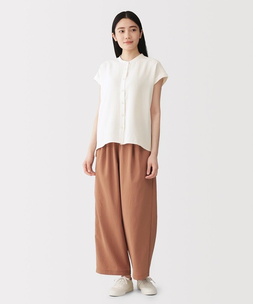 無印良品（MUJI） ブラウス シャツ 半袖 「循環」婦人 風を通す