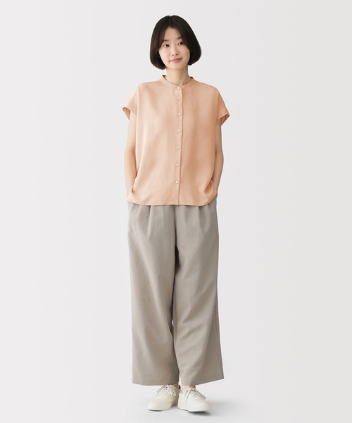 無印良品（MUJI） ブラウス シャツ 半袖 「循環」婦人 風を通す