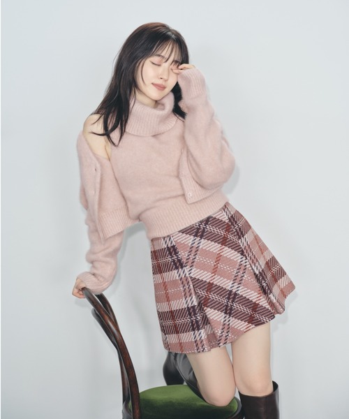 SNIDEL（スナイデル） ミニスカート 1 アイボリー レディース