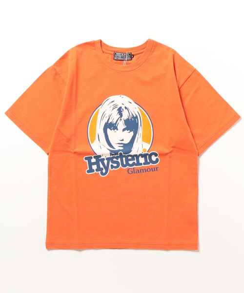 HYSTERIC GLAMOUR Mサイズ オレンジ Tシャツ HYSTERIC GLAMOUR（ヒステリックグラマー） 半袖Tシャツ LARGE