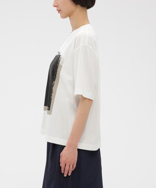 MHL.（エムエイチエル） tシャツ 半袖 LIGHT COTTON JERSEY レディース