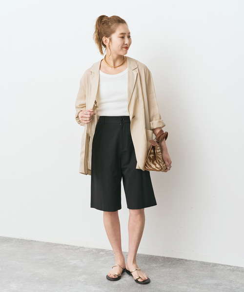 Spick＆Span（スピック アンド スパン） パンツ タックショートパンツ