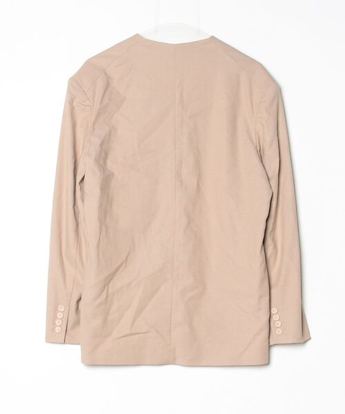 TODAYFULトゥデイフルノーカラージャケット ベージュ TODAYFUL 「TODAYFUL」 ノーカラージャケット 38inch ベージュ