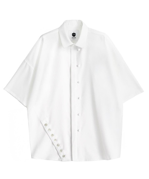 SHAREEF（シャリーフ） シャツ 半袖 SIDE SLIT S/S BIG SHIRTS メンズ