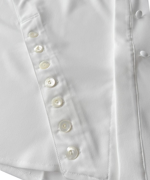 SHAREEF（シャリーフ） シャツ 半袖 SIDE SLIT S/S BIG SHIRTS メンズ 