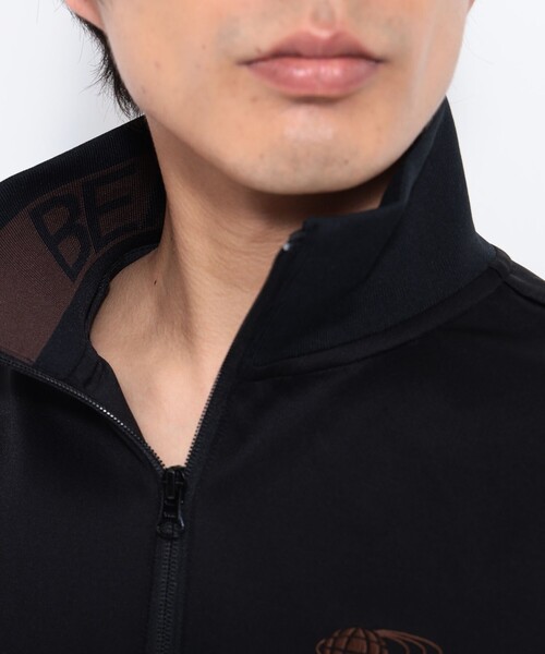 【美品】ビームスゴルフ ブルゾンジャケット Lサイズ ブラック BEAMS GOLF（ビームス ゴルフ） ジャージブルゾン L ブラック メンズ