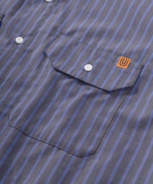 「UNIVERSAL OVERALL」 半袖シャツ X-LARGE ブルー メンズ_画像5