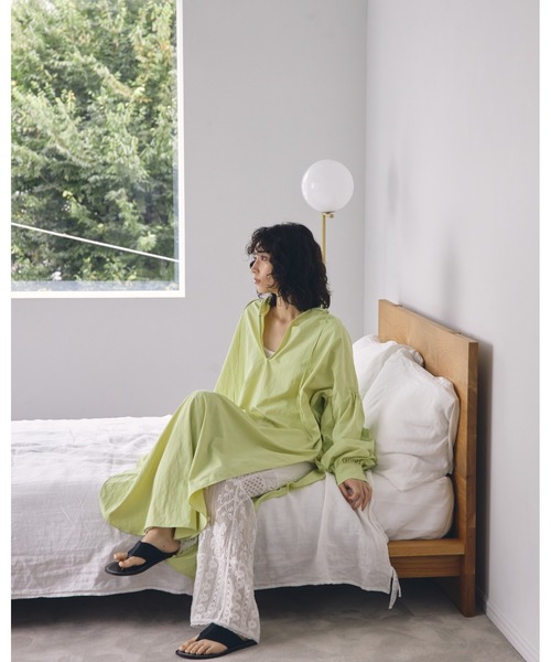 TODAYFUL 「TODAYFUL」 長袖ワンピース 38inch ホワイト レディース