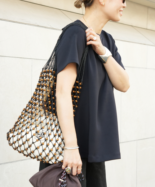 uvカット tシャツ CELERI トラペーズ ショートスリーブ TEE レディースの画像