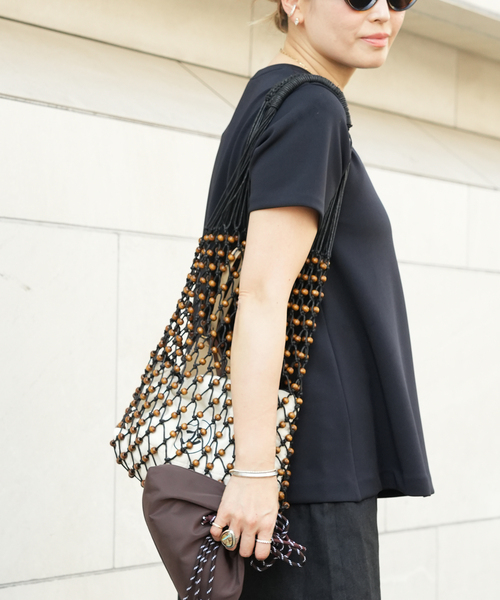 uvカット tシャツ CELERI トラペーズ ショートスリーブ TEE レディースの画像