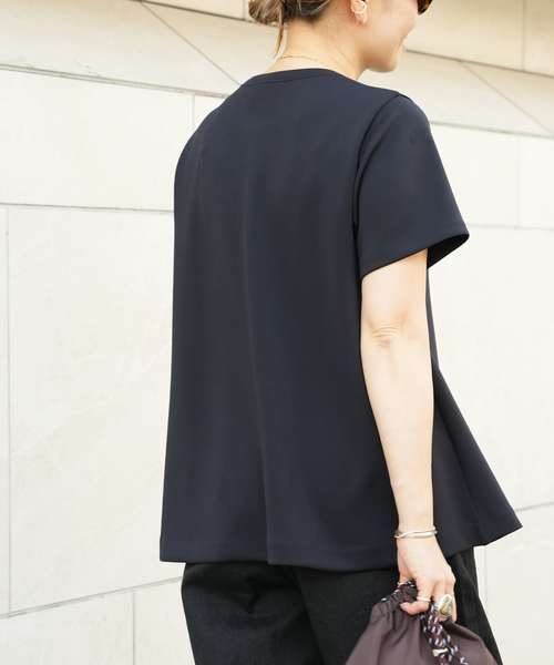 uvカット tシャツ CELERI トラペーズ ショートスリーブ TEE レディースの画像