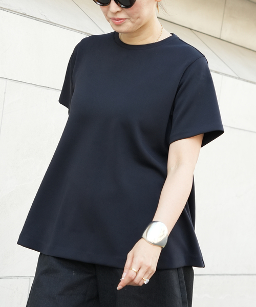 uvカット tシャツ CELERI トラペーズ ショートスリーブ TEE レディースの画像