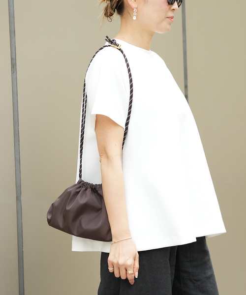 uvカット tシャツ CELERI トラペーズ ショートスリーブ TEE レディースの画像